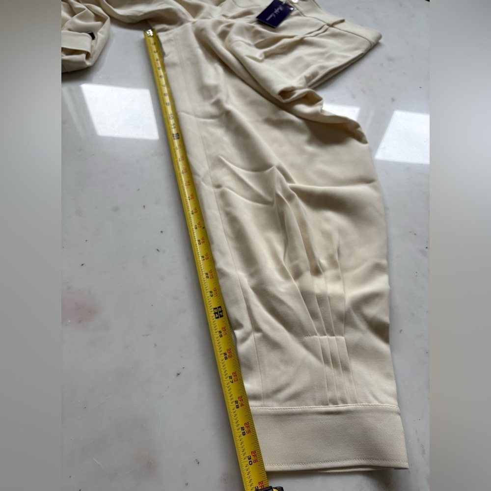Ralph Lauren Collection Purple Label Cecillia Wool Silk Crepe Pants Trousers NWT - Picture 6 of 7